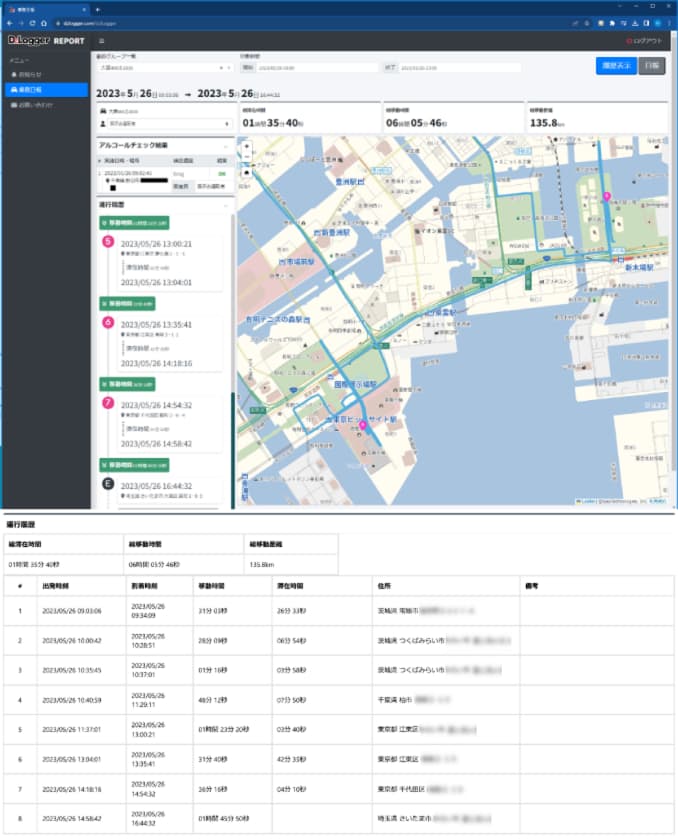 ジオテクノロジーズの「MapFan API」自動車関連活用事例
